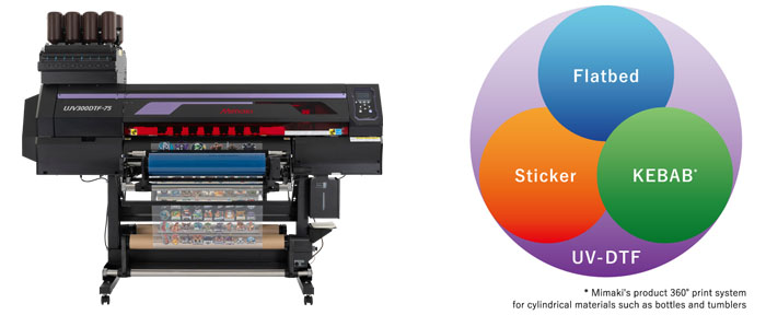 Mimaki UJV300DTF-75 UV-DTF Printer