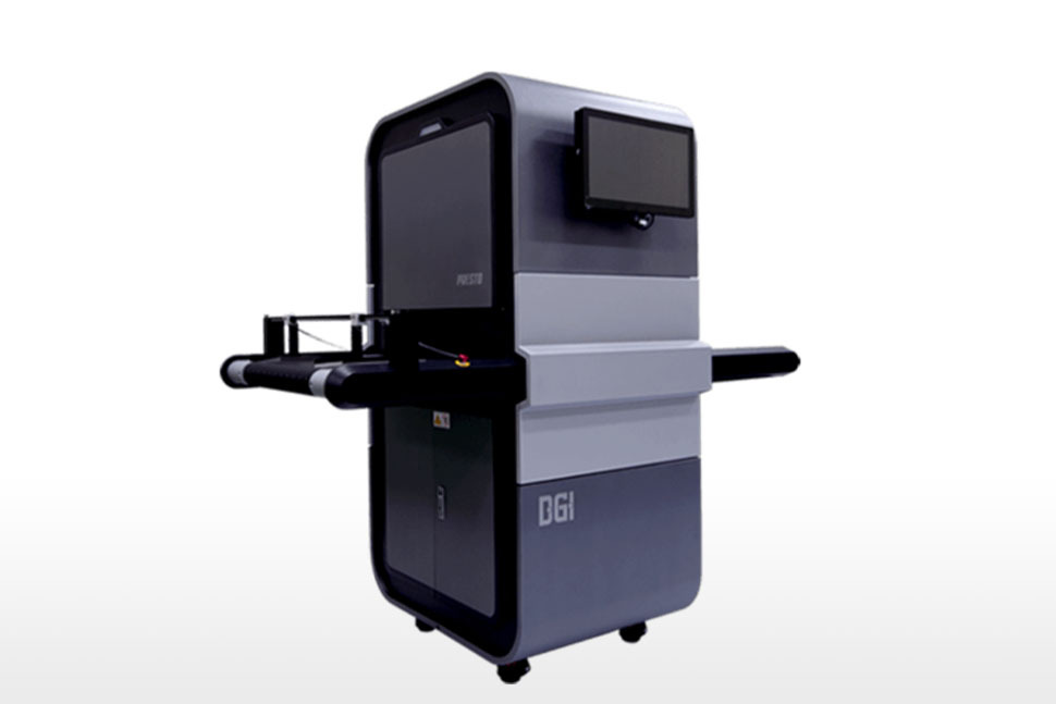 DGI PRESTO Direct to package printer with CMYK full colour