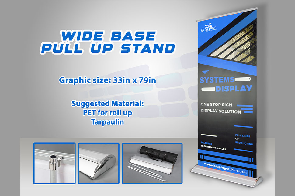 Wide Base Pull Up Banner